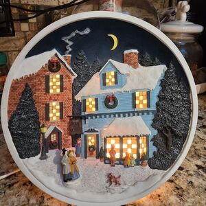 Charming Winter Village Light-Up Decor